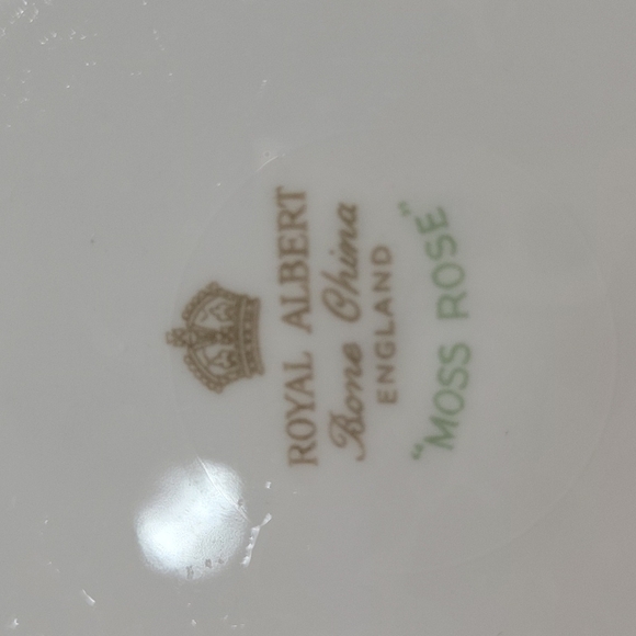 Vintage Royal Albert Moss Rose Bone China Bread & Butter Plate - Picture 3 of 7